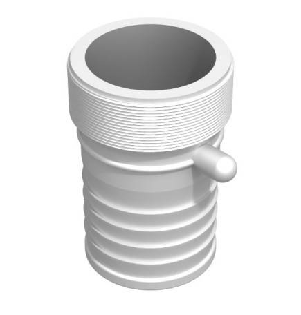 Product sheet 4 "male BSP splined coupling - straight splined male 101.5mm