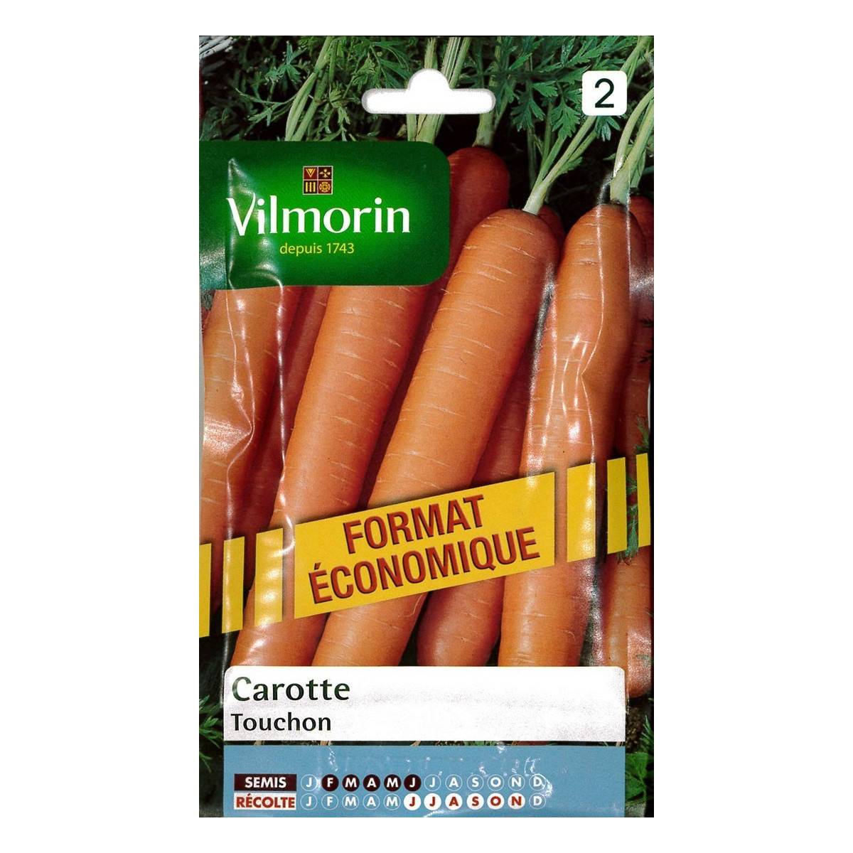 Product sheet Carrot Touchon economic size