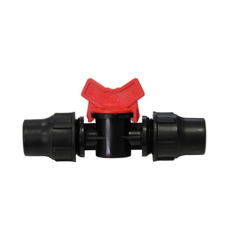 Product sheet Mini valve with connectors on each side for low density tube