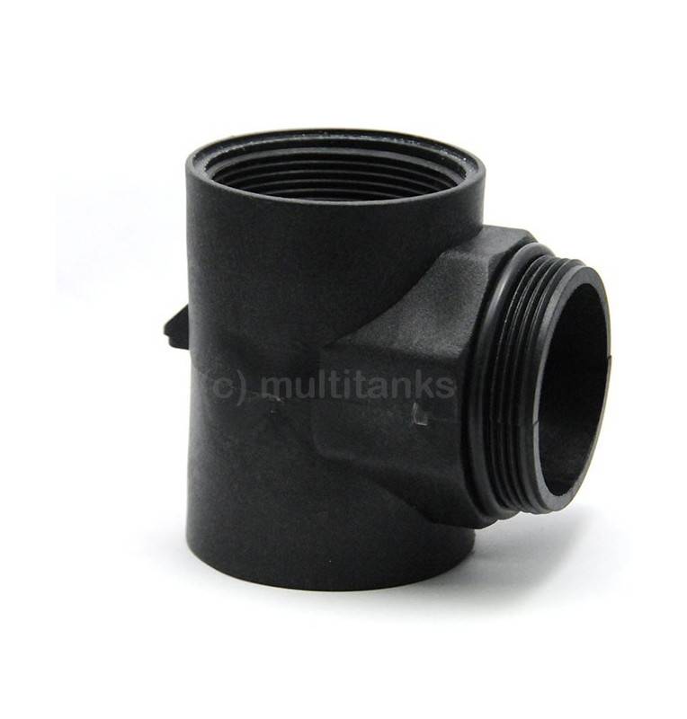 G2 tee connection for IBC tank