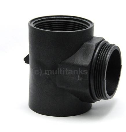 G2 tee connection for IBC tank