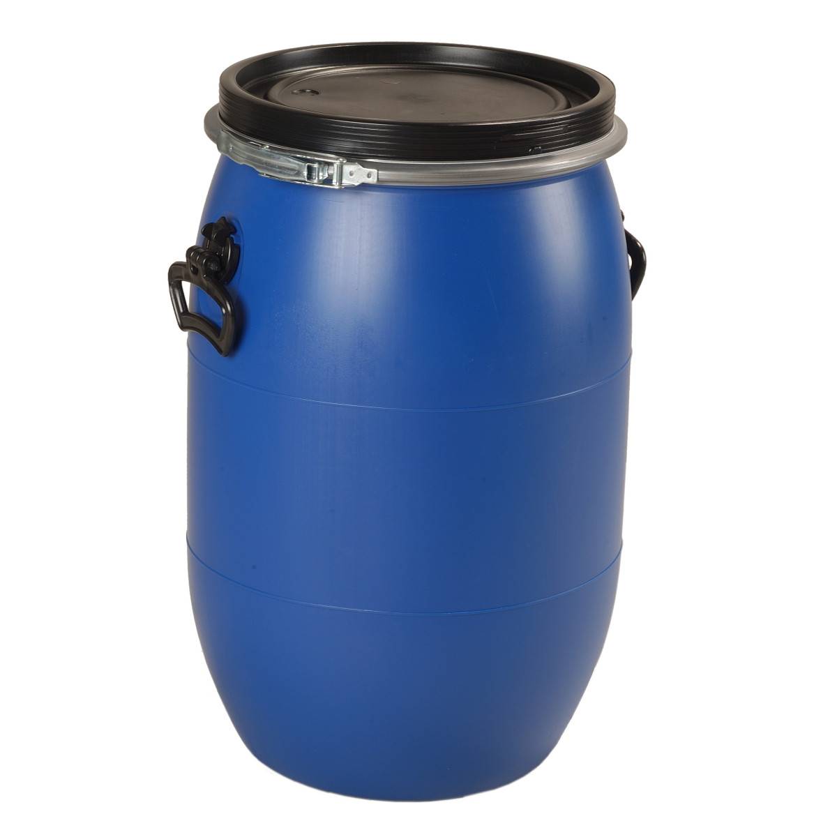 Fut 60 litres bleu à ouverture totale