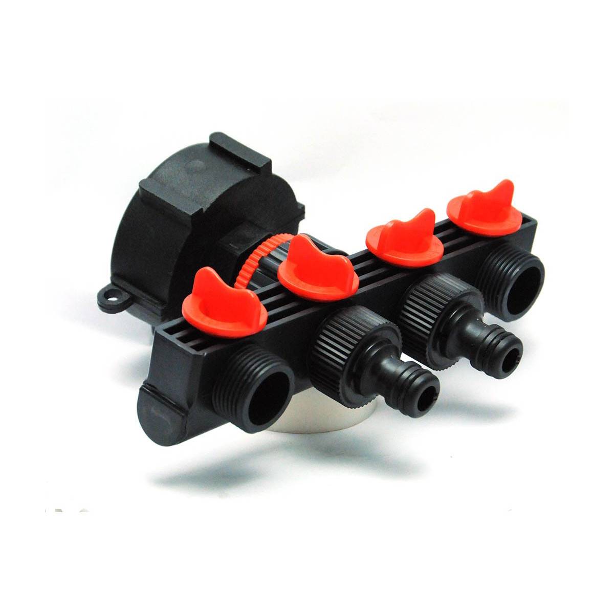 S60x6 female connector - 4-way watering outlet