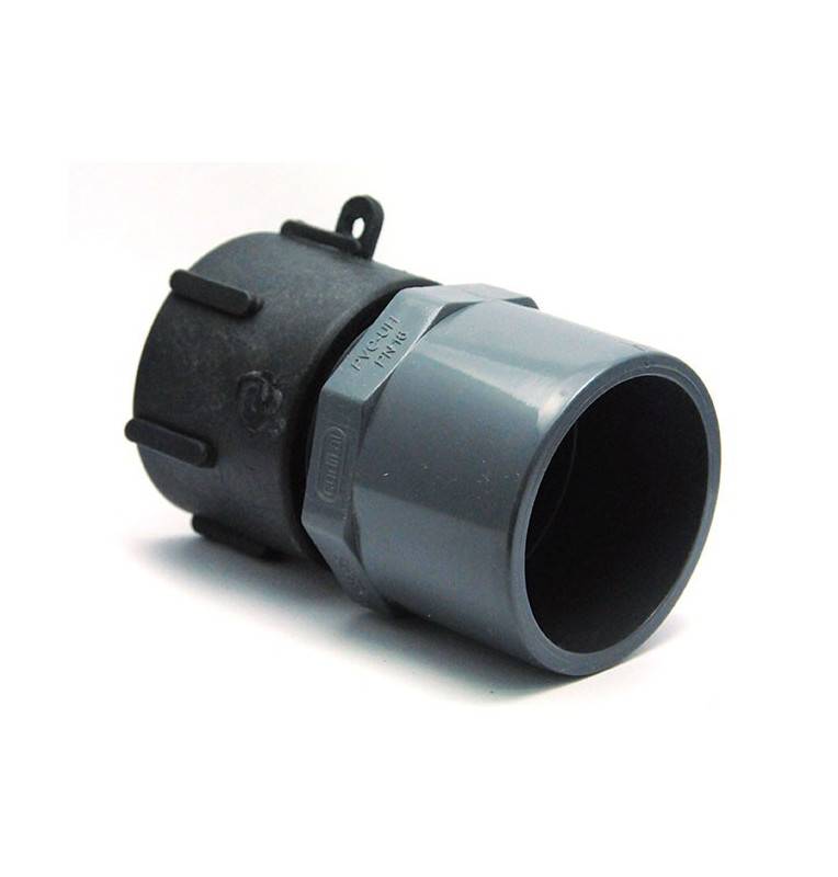 S60x6 female connector - PVC female 63/75