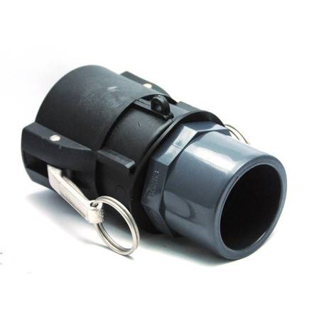 Raccordo femmina 2 pollici Camlock - femmina PVC 50/63