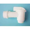 White 3/4 inch faucet for cans