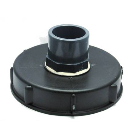 Tapa 15cm al tanque 1000L con entrada PVC 50/63