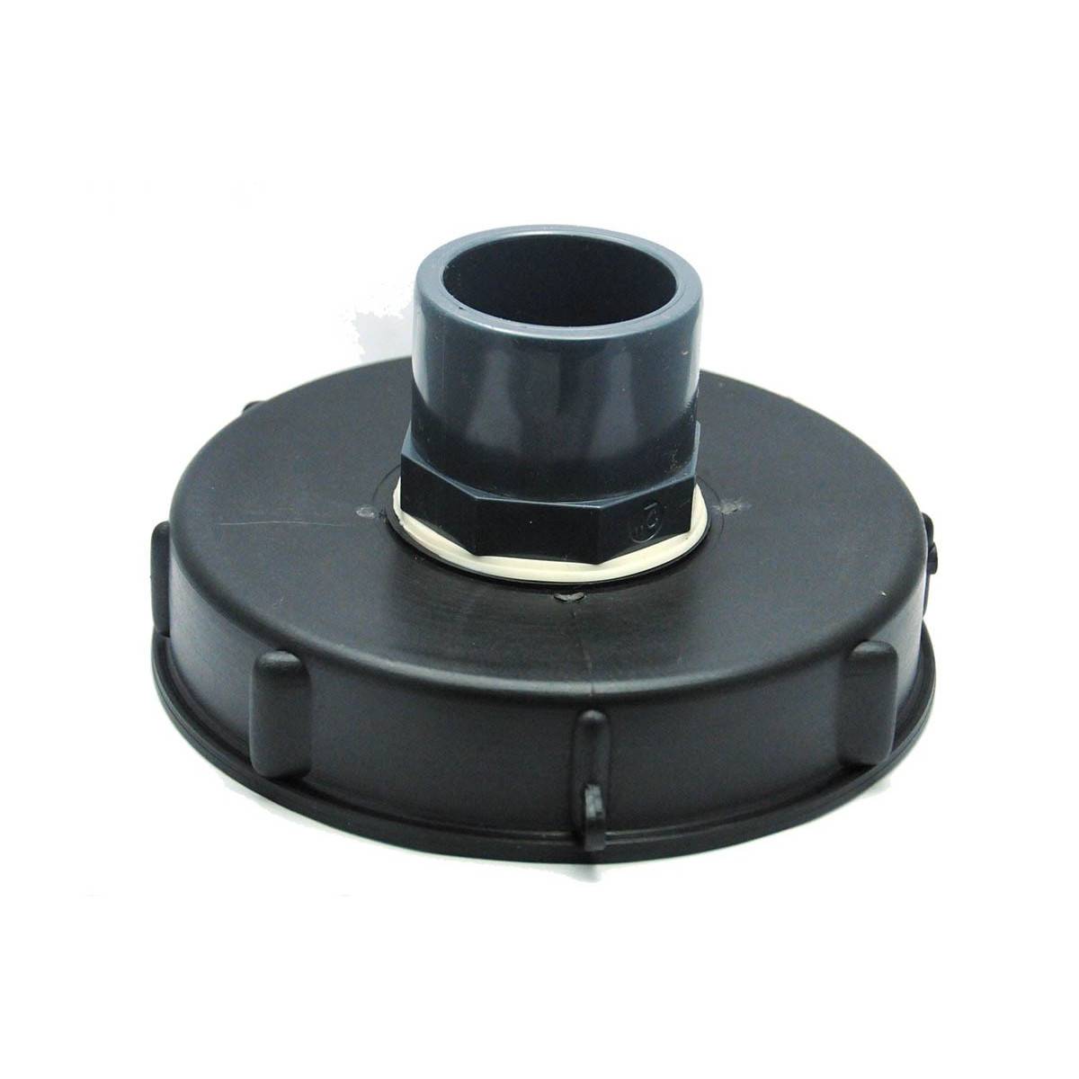 Tapa 15cm al tanque 1000L con entrada PVC 50/63