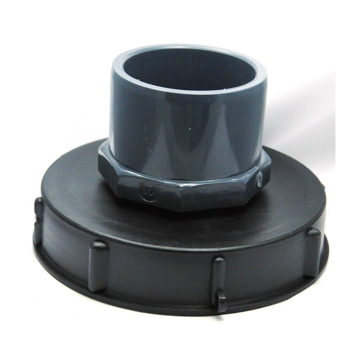 Tapa 15cm al tanque 1000L con entrada PVC 75/90