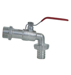 Ball Valve Thread 1 Inch, Outlet 1''1 / 4, Fluted Tip Male 25mm