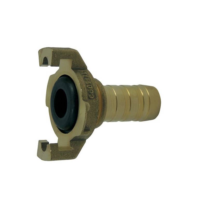 Express coupling with machined fluted shank with collar and seal