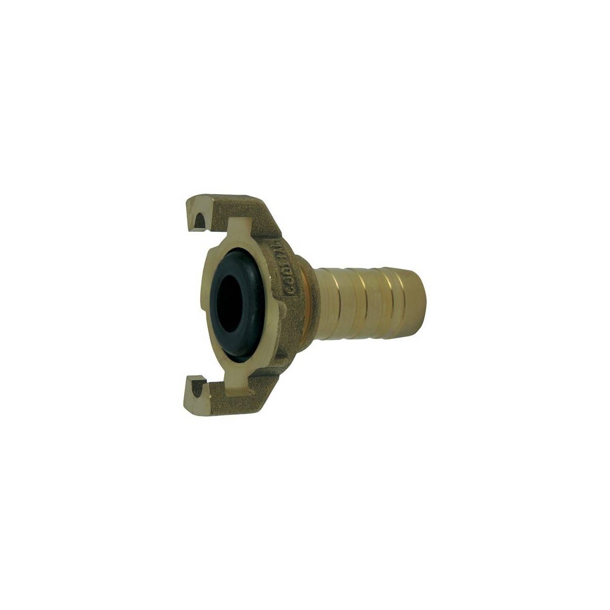 Express coupling with machined fluted shank with collar and seal