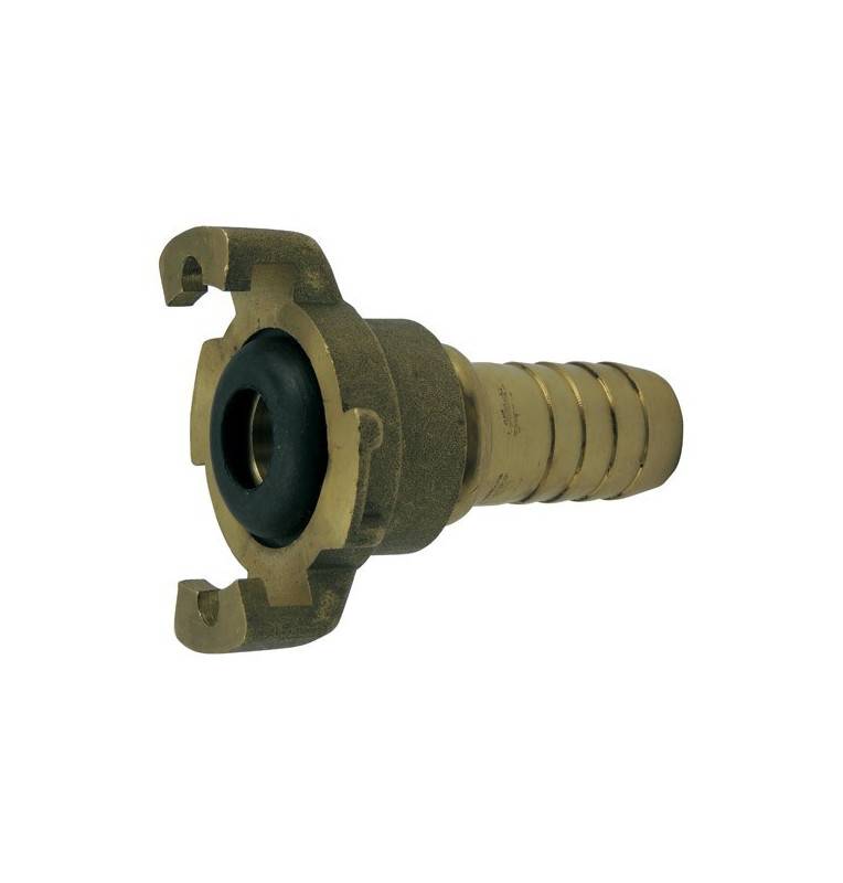 Express coupling in straight brass - patented ® model - supplied with gasket