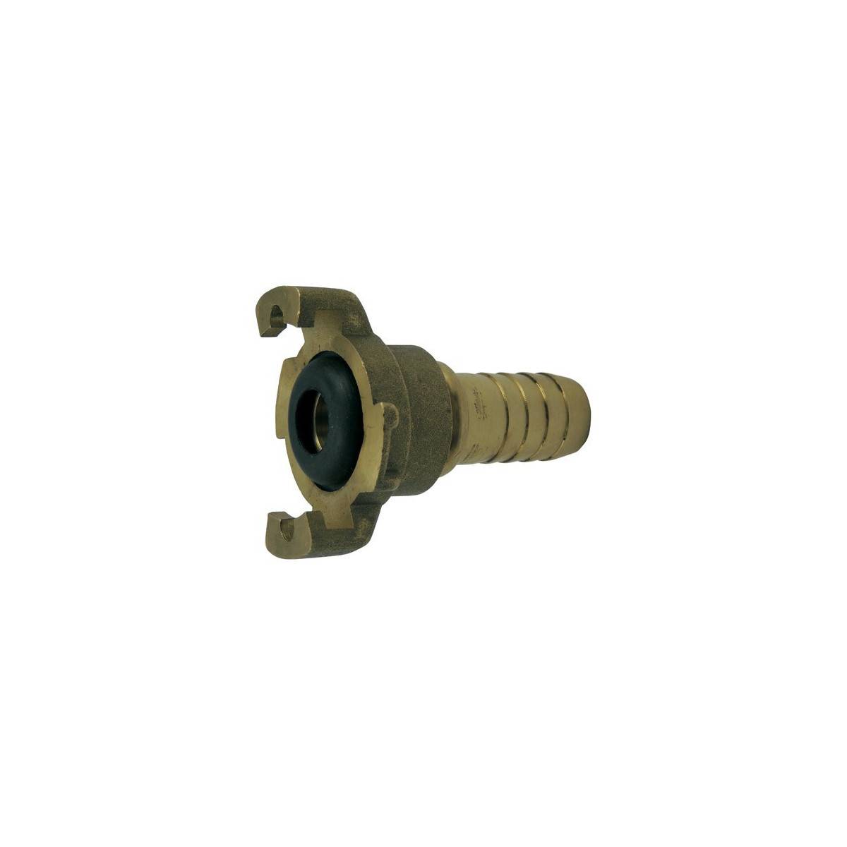 Express coupling in straight brass - patented ® model - supplied with gasket