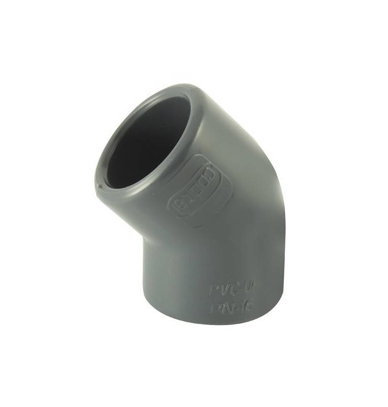 PVC elbow 45 ° F / F pn16