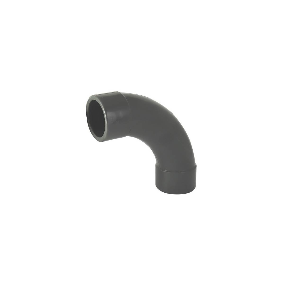 Kurve mit großem Radius 90 ° female / weibliche PVC