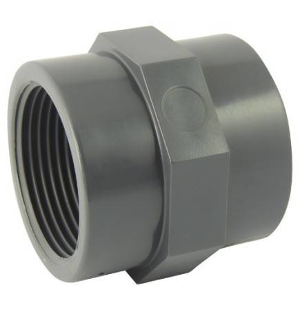 PVC female / female coupling