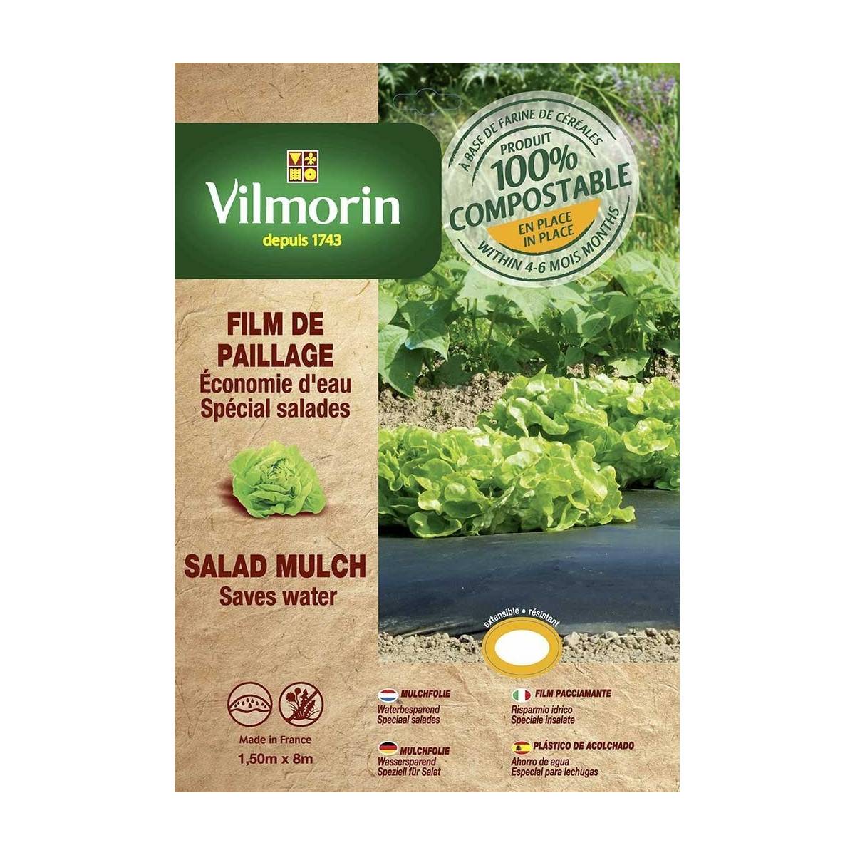 Special mulch film salads - 1,50m x 4m - 20m