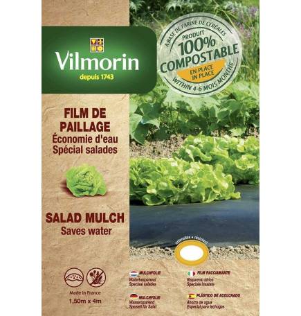 Special mulch film salads - 1,50m x 4m - 20m