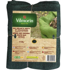 110L Green and Organic Waste Bags in Jute