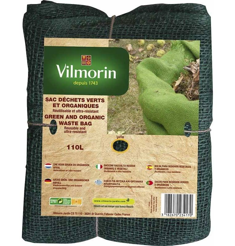 110L Green and Organic Waste Bags in Jute