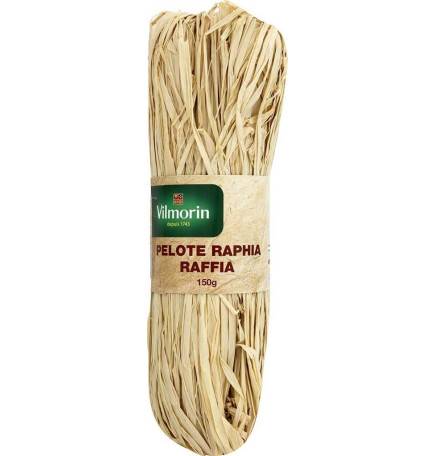 Raffia ball / raffia natural 150gr