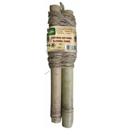 Natural cord 15m in bamboo and sisal