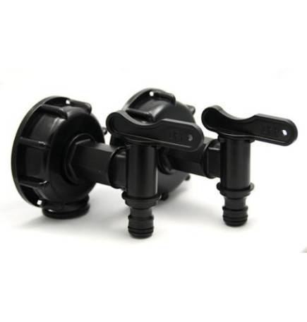 Faucet connection for 1000L tank