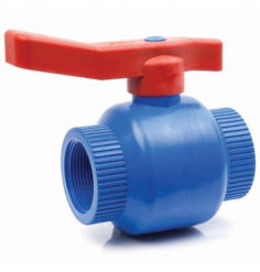 Polypropylene antifreeze ball valve female / female BSP