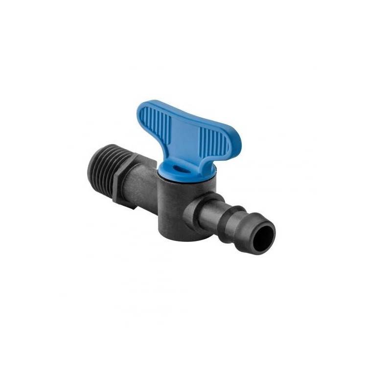 Mini threaded valve 1/2 '' - fluted 16 mm for micro irrigation