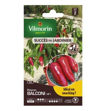 paquetes de semillas Pepper Balconi Vilmorin