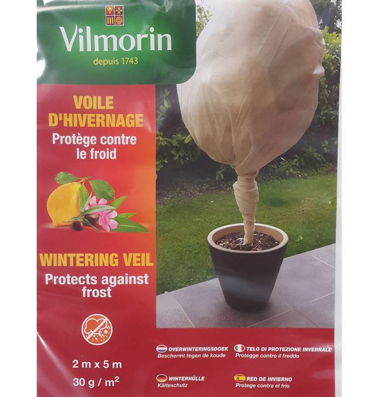 Voile d'hivernage Vilmorin pp 30 g/m² blanche 2m x 5m