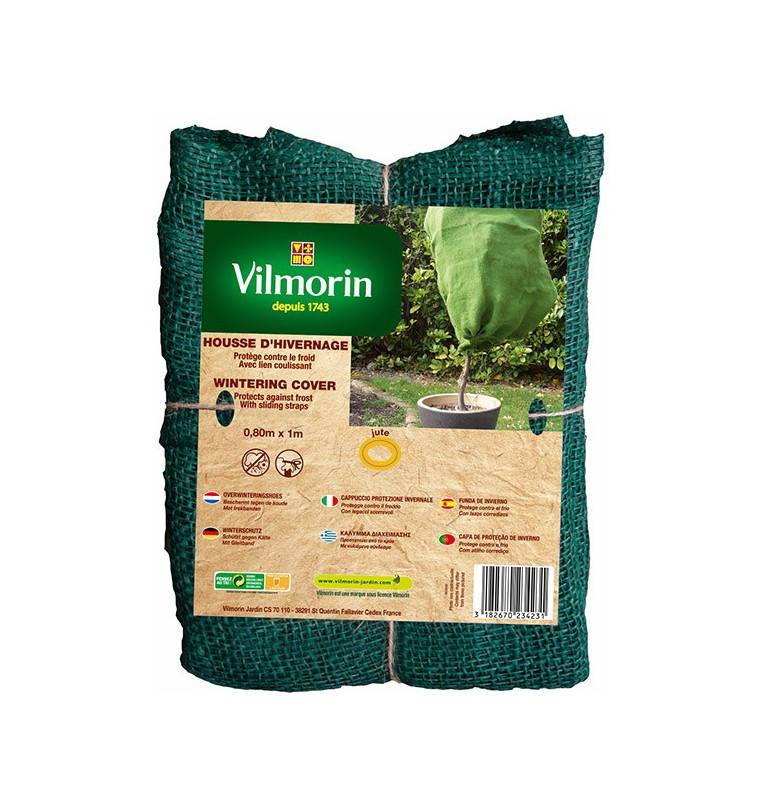 Winter cover decorated OLIVIER Vilmorin pp 50 g / m² white 1.60mx 1.60m pack of 2