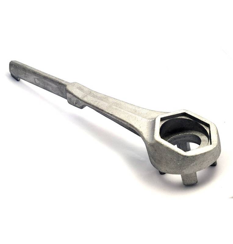 Llave de aluminio para tapones del tambor