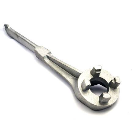 Llave de aluminio para tapones del tambor