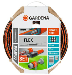 Comfort manguera 15 mm FLEX 20ml - con el conjunto de conexión GARDENA