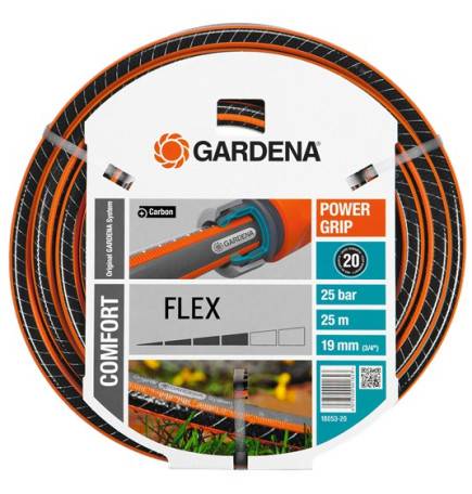 Tuyau d'arrosage Comfort FLEX diametre 19mm longueur 25ml GARDENA