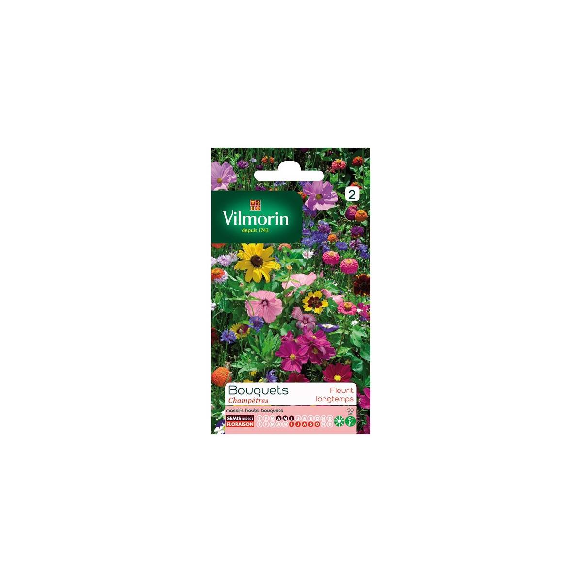 Sachet graines Fleurs Bouquets Champêtres