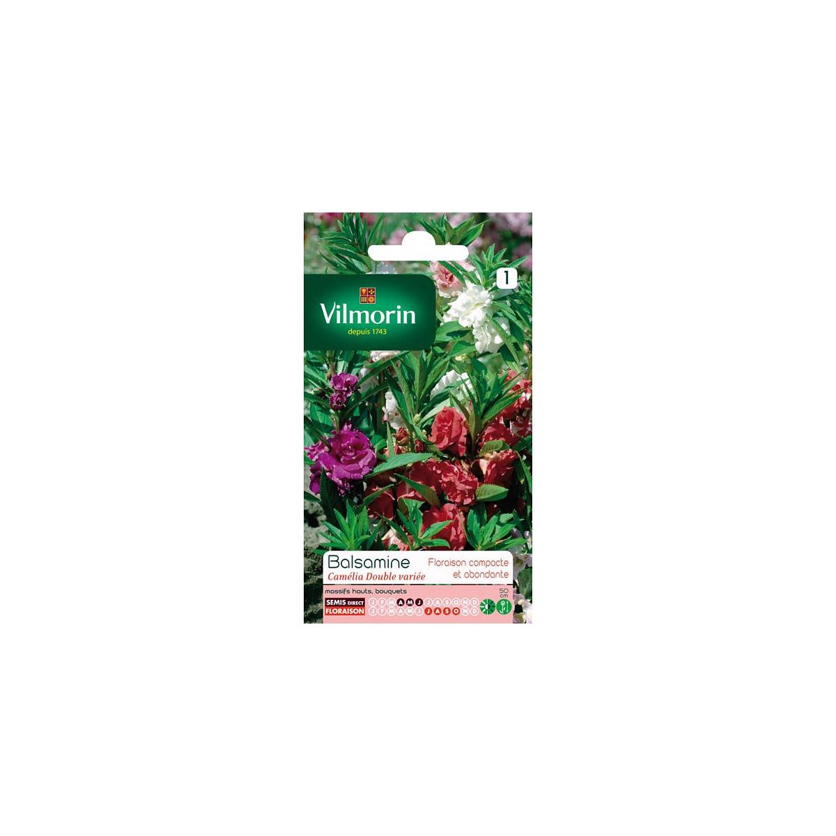 Balsam bolsa de semillas de Camellia de doble ancho