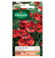 Sachet graines Coquelicot simple rouge