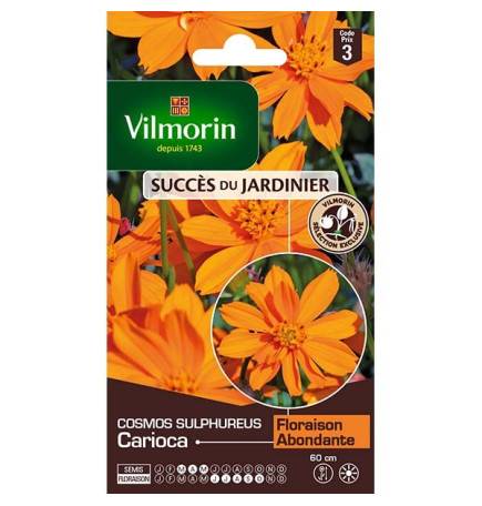 Sachet graines Cosmos Sulphureus Carioca