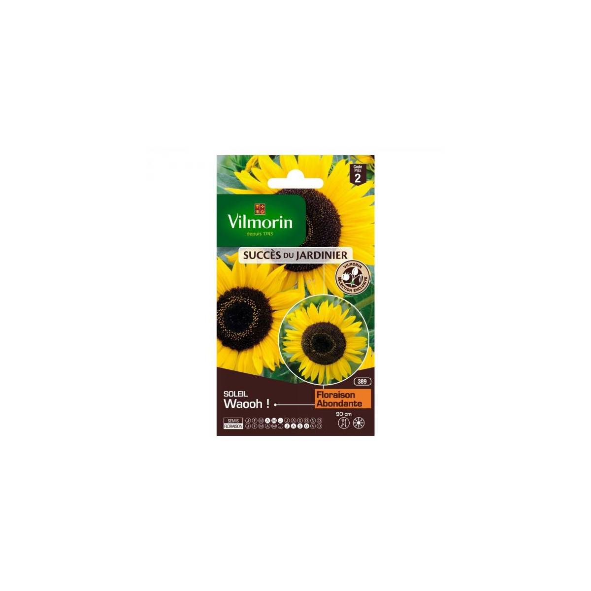 Sunflower Seeds Sachet Sun Waooh!