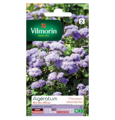 semillas Paquete ageratum azul rey