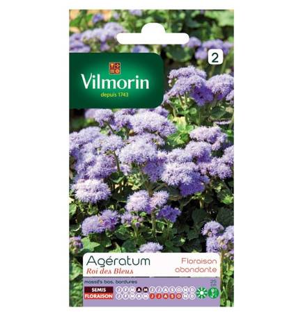 Bag Ageratum seeds king of blue