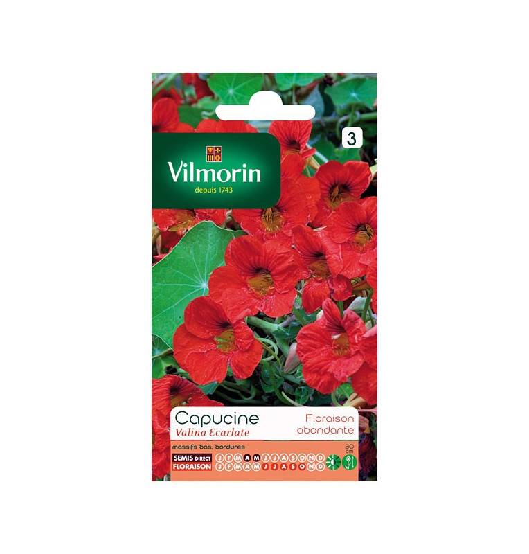 Bag seeds Capucine Valina scarlet