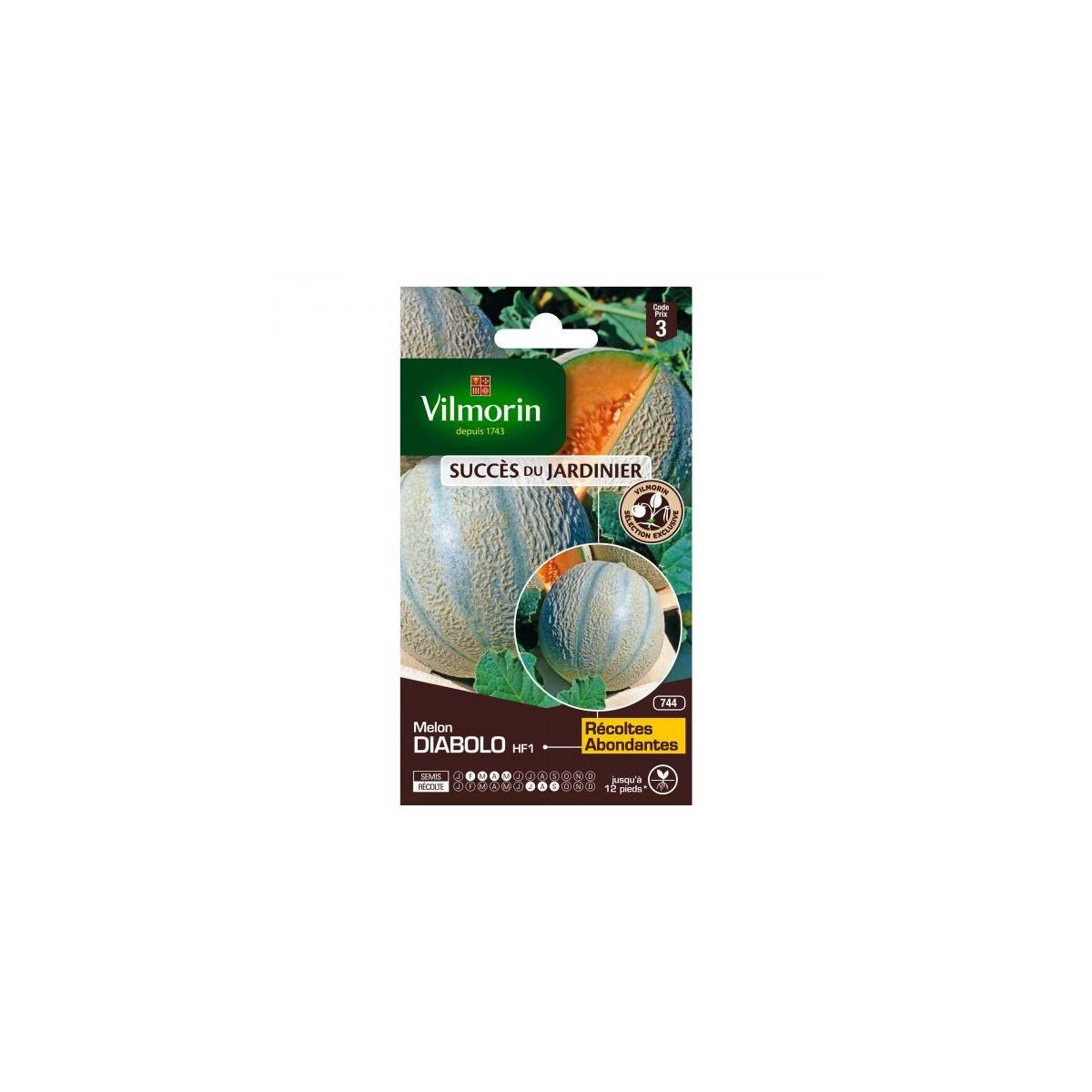 Sachet graines Melon Diabolo HF1