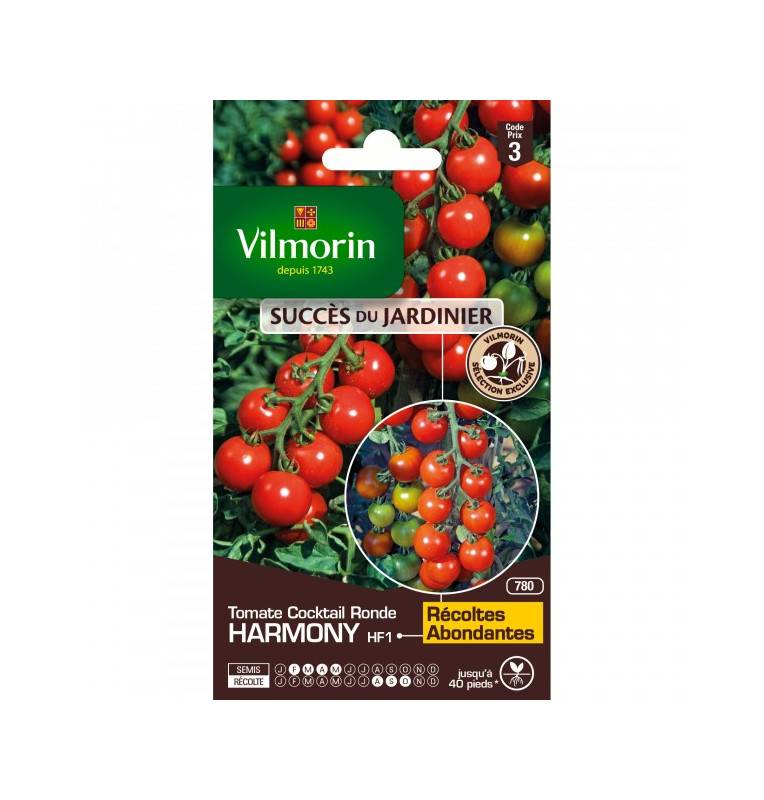 Tomato Harmony HF1 seed packet