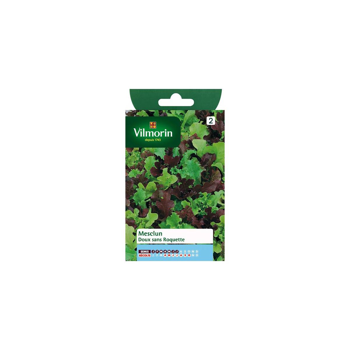 Sachet graines Mesclun doux sans roquette