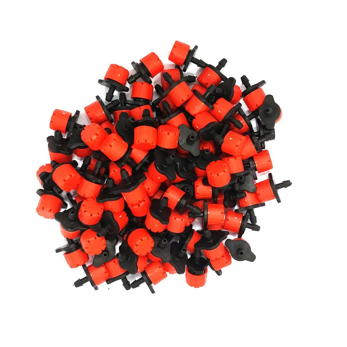 Lot of 100 red color drippers