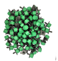 Lot de 100 goutteurs couleur vert